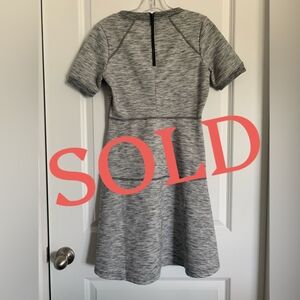 NEW Athleta Gray En Route Midi Dress XS